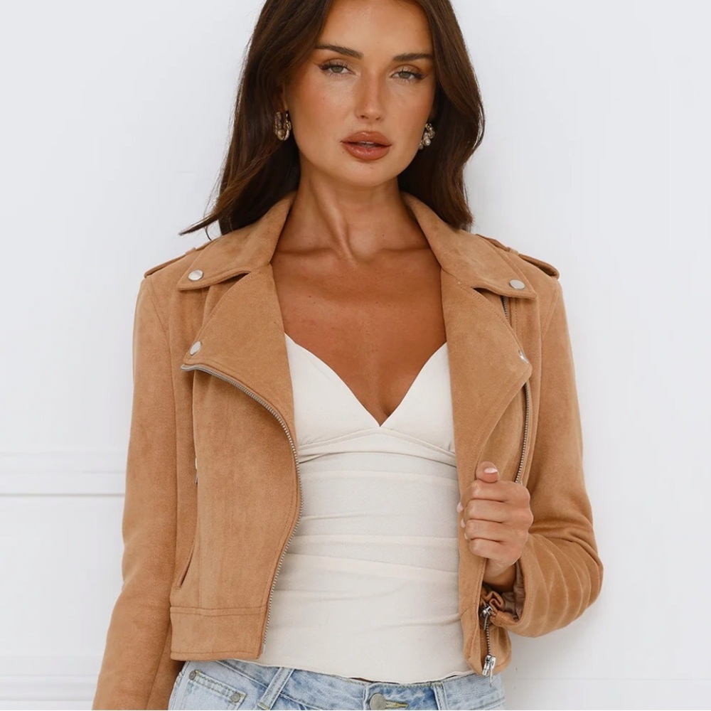 HELLO MOLLY SUEDE JACKET